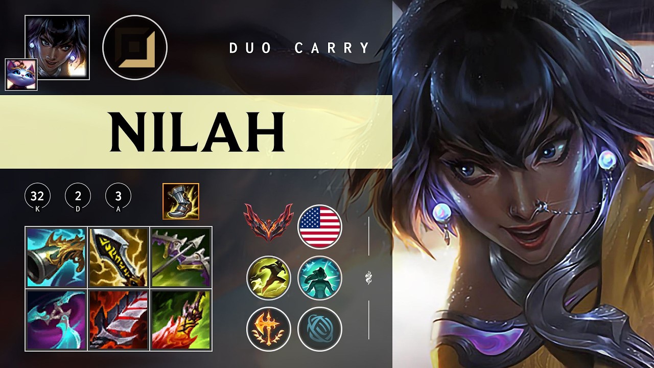 Nilah ADC vs Xayah - NA Grandmaster Patch 26.05