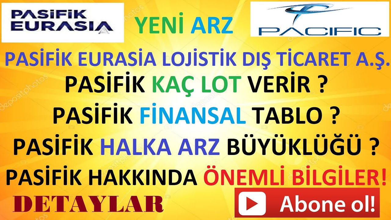 Pasifik Eurasia Halka Arz Oluyor Şirket R&ouml;ntgeni,&Ouml;nemli Bilgiler #paseu #borsa #hisse #yatırım #bist