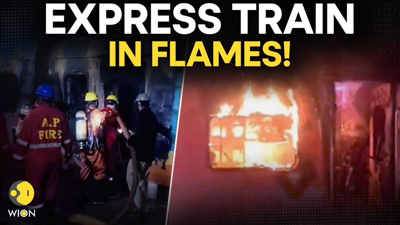 Ernakulam Express Train Turns Into FIREBALL as Two Coaches Catch Fire in Andhra Pradesh | Originals