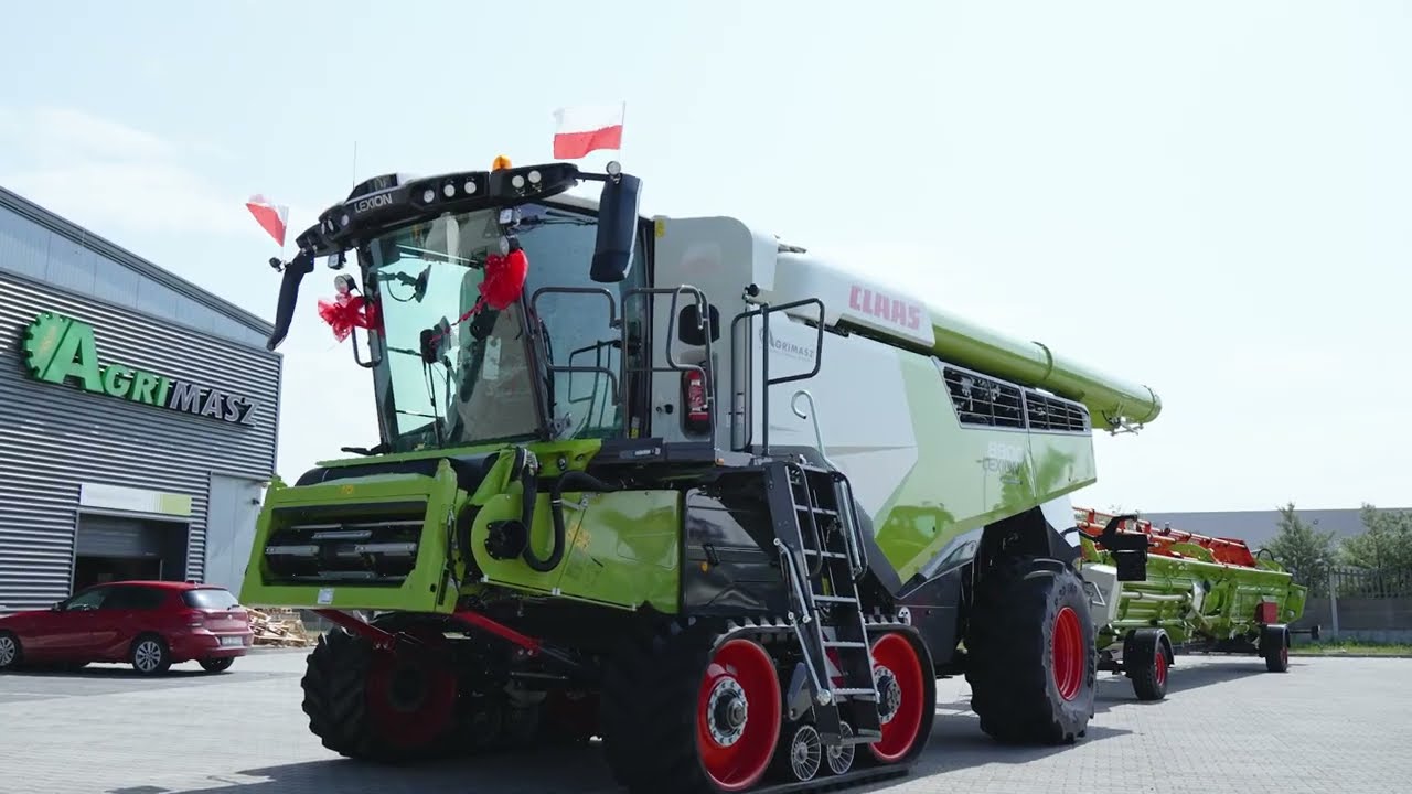 Wydanie kombajnu zbożowego - CLAAS LEXION 8900 - Niepruszewo