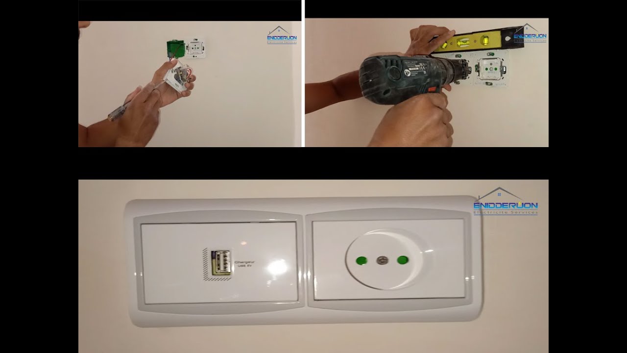 Prise chargeur USB LAP  Prise de courant 2p LAP