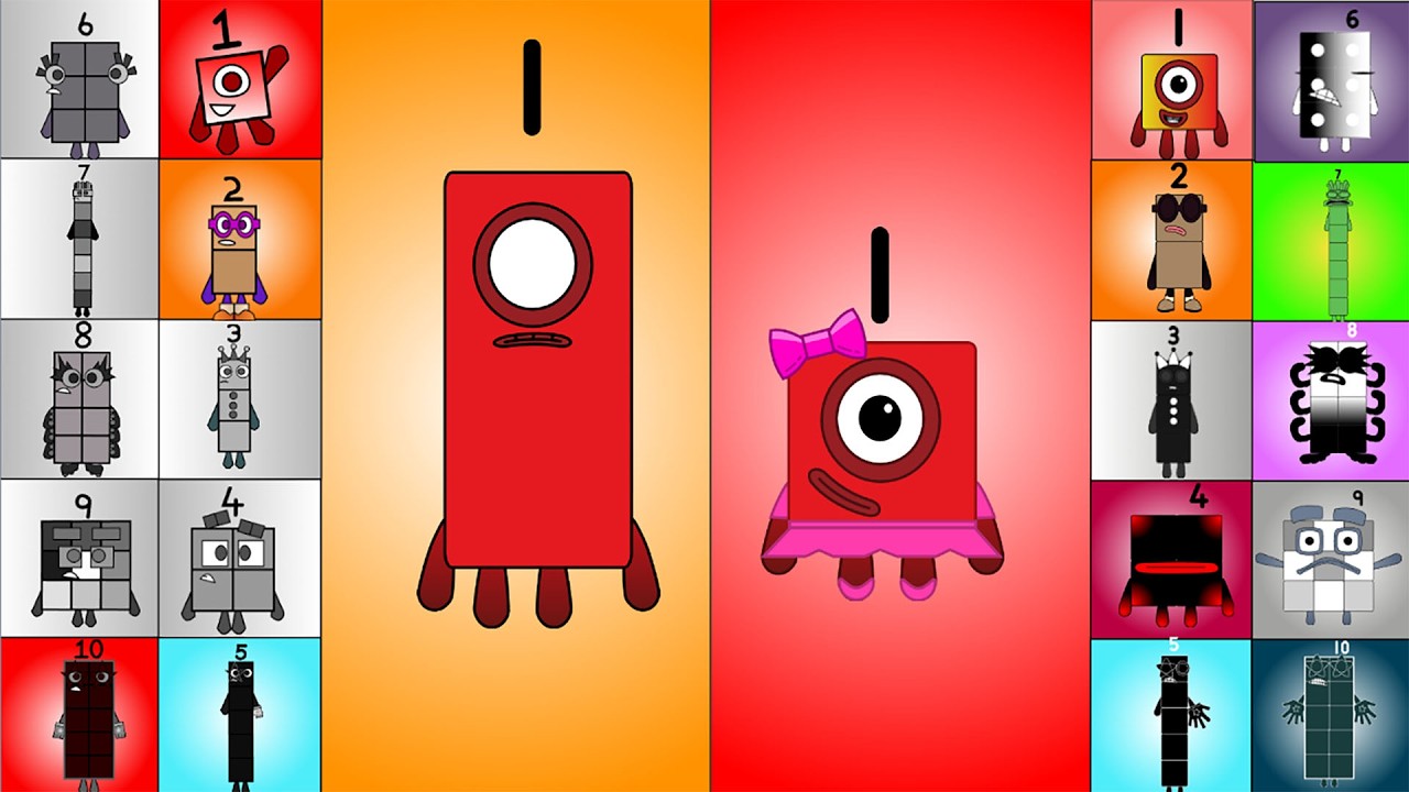 Mashup: Uncannyblocks Band Remastered vs Uncannyblocks Band 1 Year Remastered @phobiablocksstudio