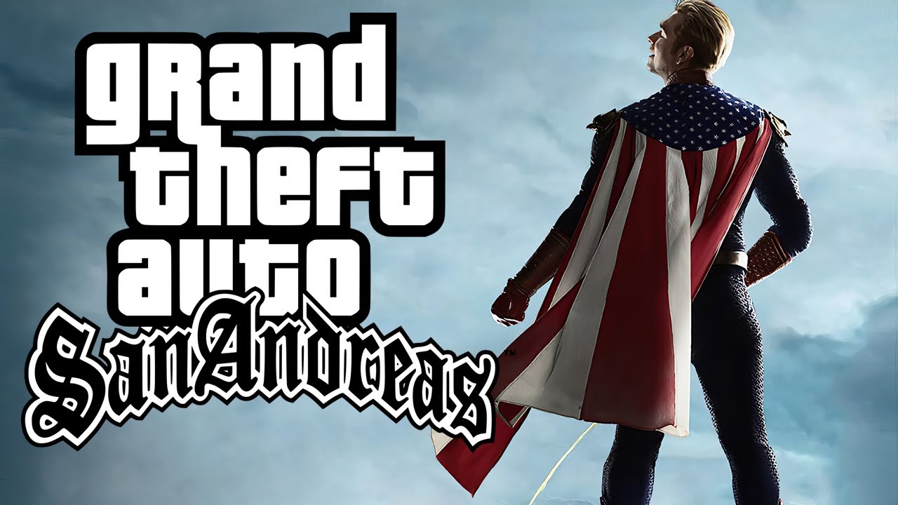 GTA San Andreas - Homelander Mod | Capitão Pátria (The Boys) [4K]