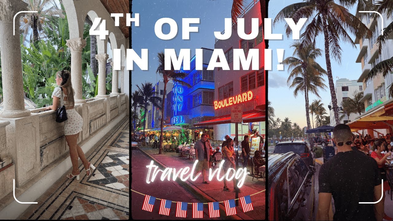 4th of July in Miami | Versace Mansion, Ocean Drive & The Setai!