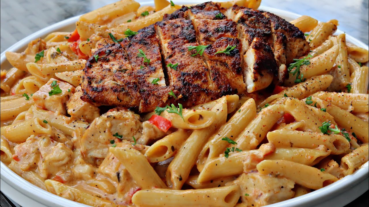 Super Easy Creamy Cajun Chicken Pasta | How To Make Cajun Chicken Pasta