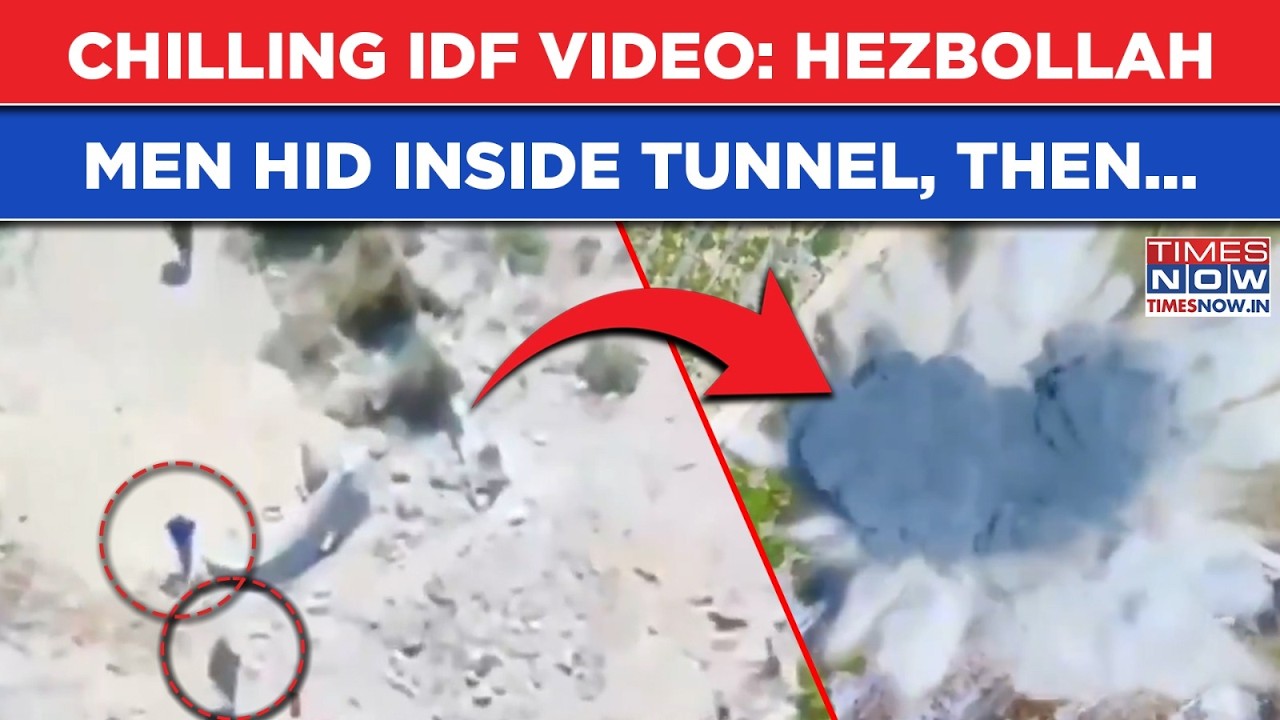 IDF Kills Hezbollah Militants Hiding Inside Tunnel: Israel's Chilling Video Of South Lebanon Op