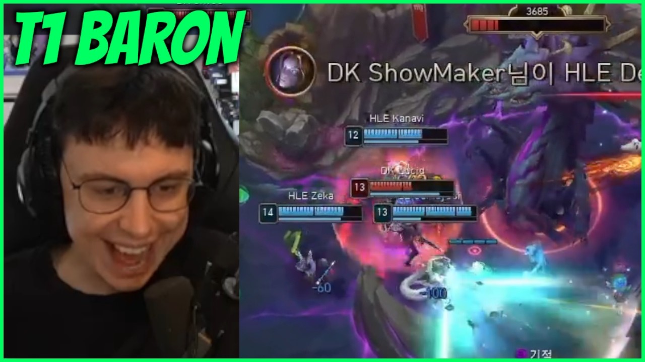 HLE Test Out A T1 Baron VS DK