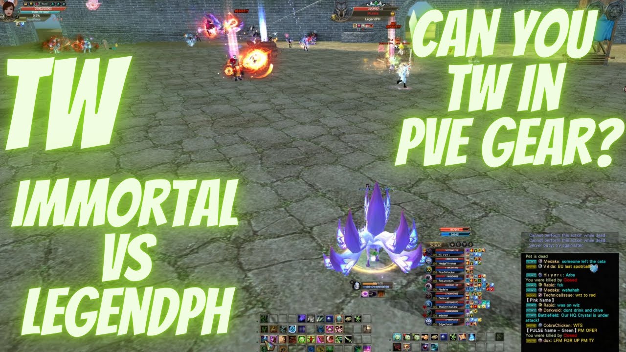 TW ImmortaL VS LegendPH 08-16-2025 | Territory War | PVP FUN | Evolved Perfect World | PWI