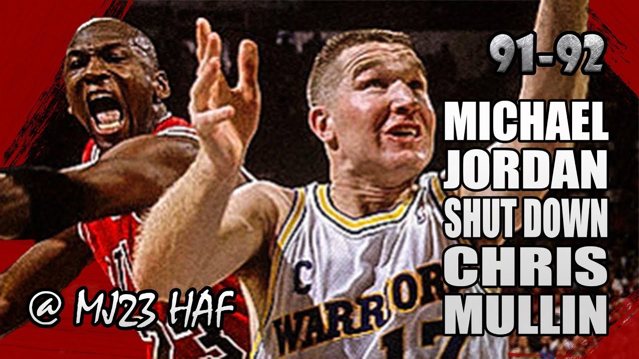 Michael Jordan vs Chris Mullin Highlights vs Warriors (1991.11.20)-53pts Total!MJ SHUT MULLIN DOWN!