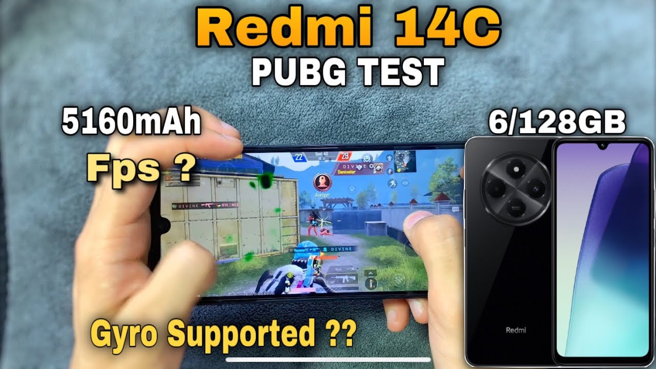 Redmi 14C Pubg Test !!🥵😤 | Don't Buy Watch This | Redmi 14C Pubg Graphics Test | Gyro & Battery Test