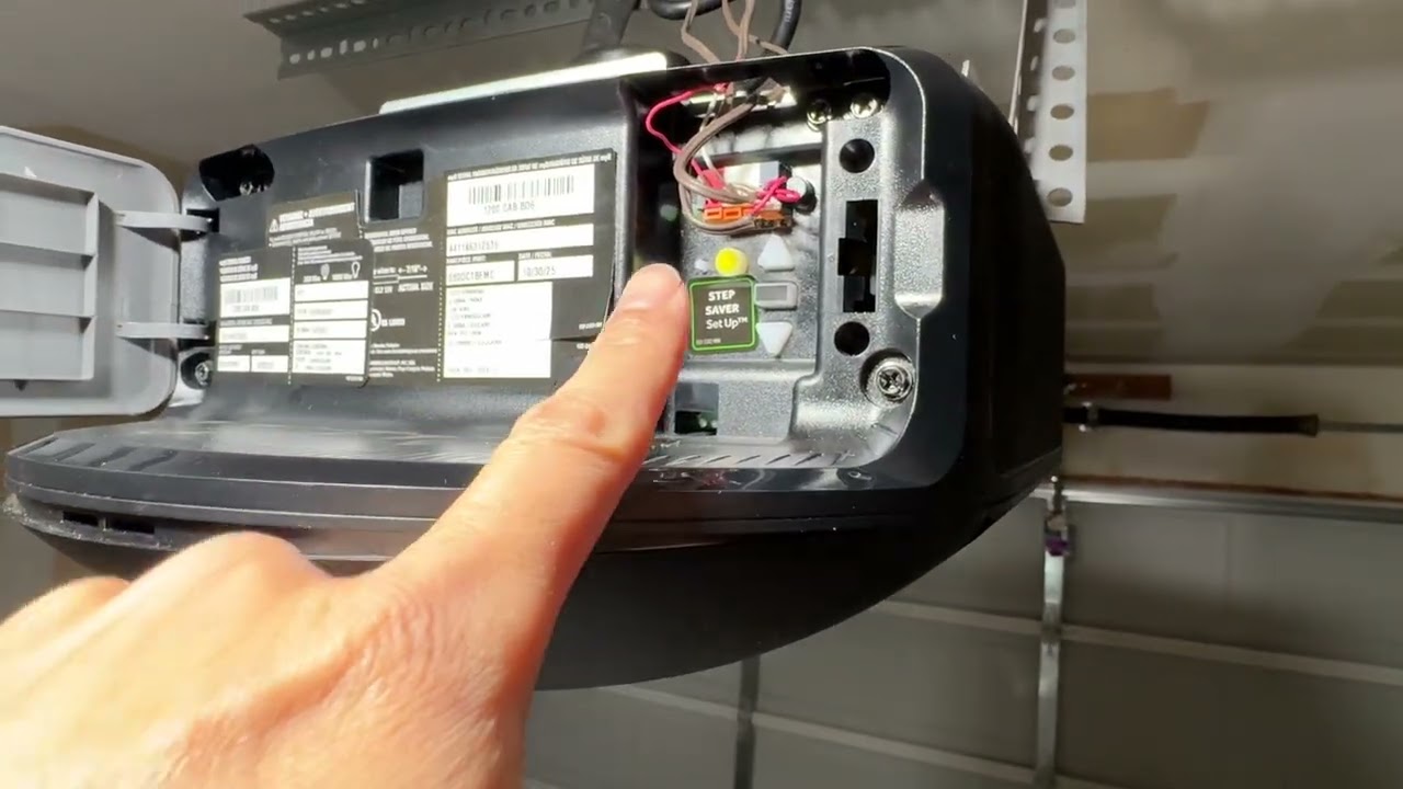 How to setup chamberlain (myQ.)garage door remote opener