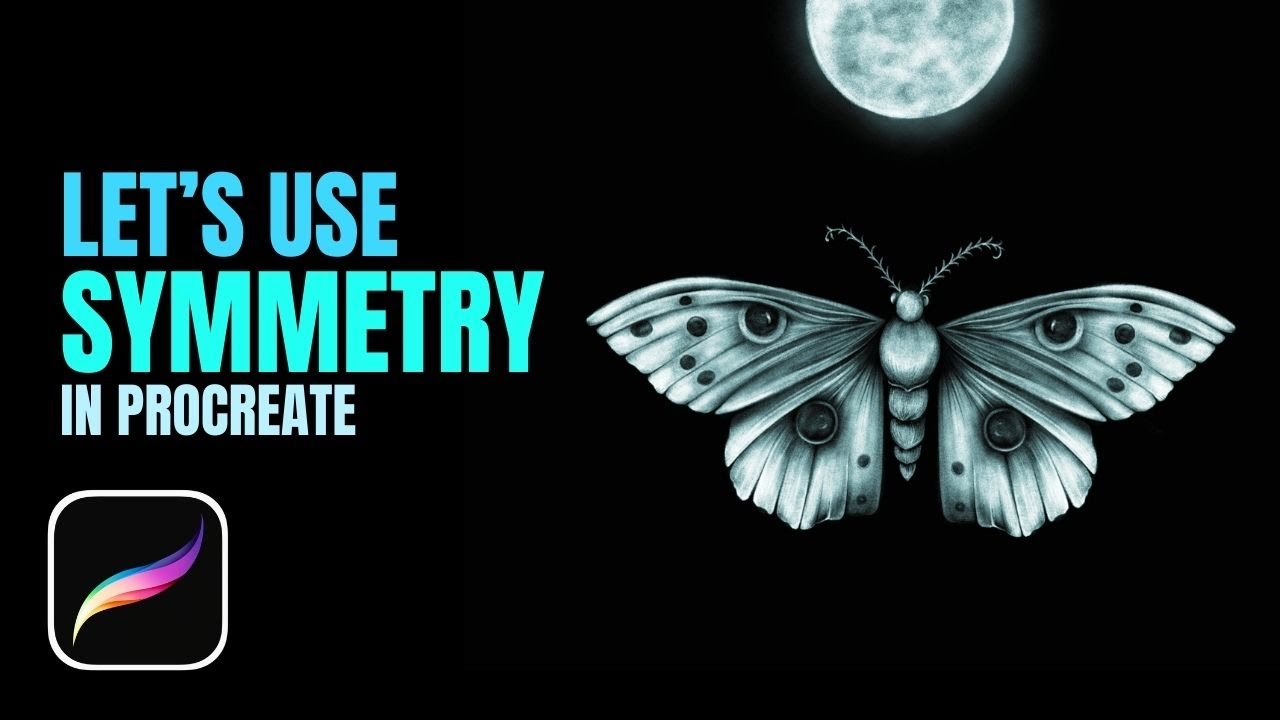 Procreate for Beginners - Symmetry Features - Where to find them, how to use them
