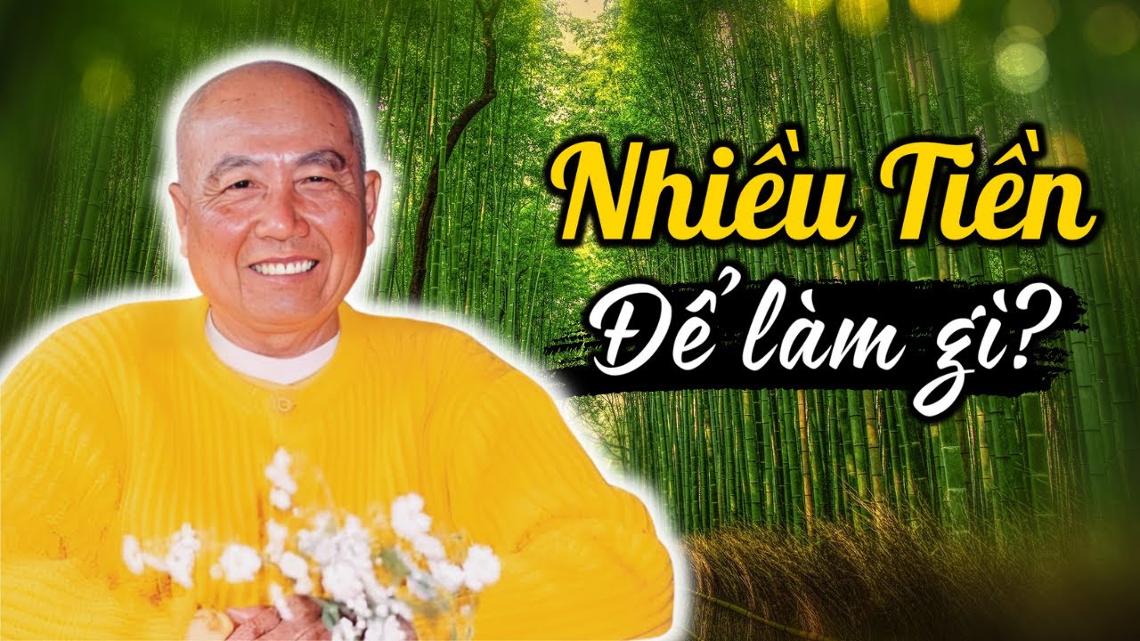 (Đáng suy ngẫm) Đời này tại sao ai cũng muốn kiếm NHIỀU TIỀN? | Hòa Thượng THÍCH THANH TỪ [PPUD]