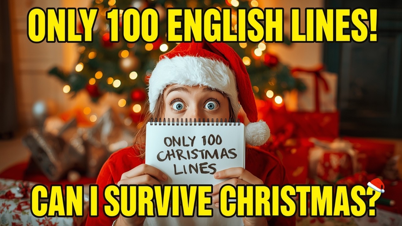 Can I Survive Christmas Using ONLY These 100 English Lines?!