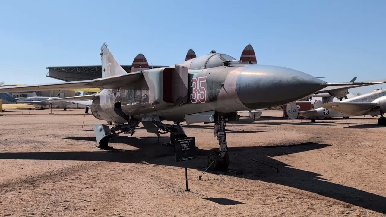Mig-23MLD Flogger walk-around at Pima Air & Space Museum.