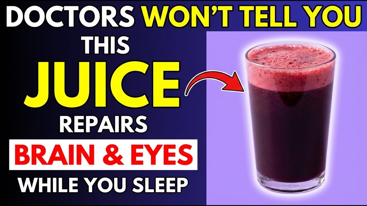 Seniors: 4 Simple Juices That Support Eyes and Memory Overnight