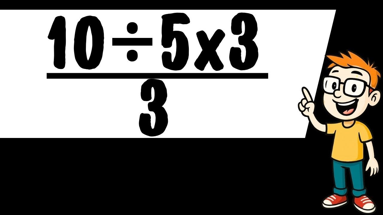 PEMDAS Challenge with Division: Step-by-Step Solution for  (10 &divide; 5 &times; 3) / 3