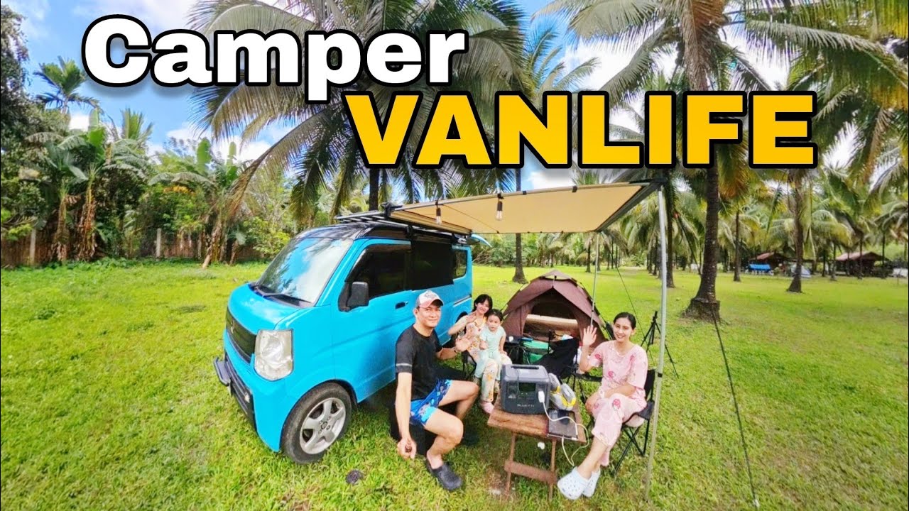 FIRST MINIVAN FAMILY CAMPING | With Life Threatening Experience