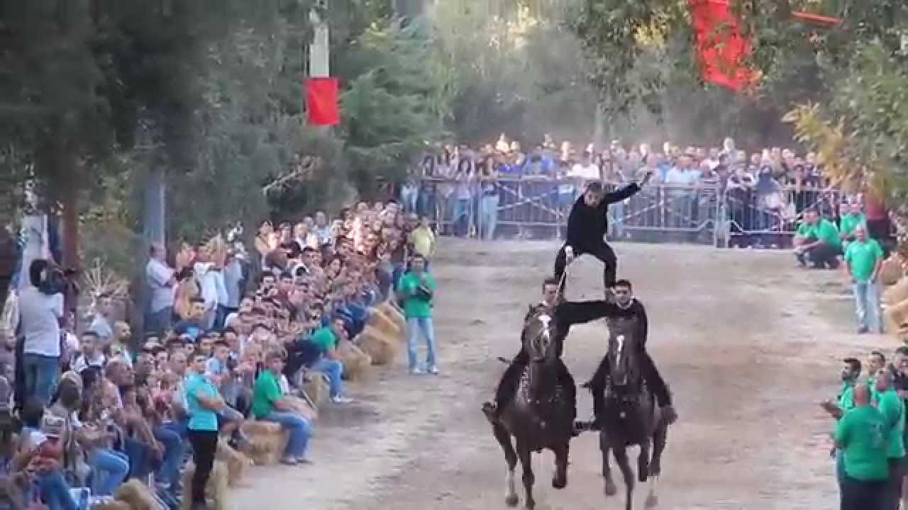 pariglie abbasanta esibizione pariglia di  assemini sa fune  30.08.2015