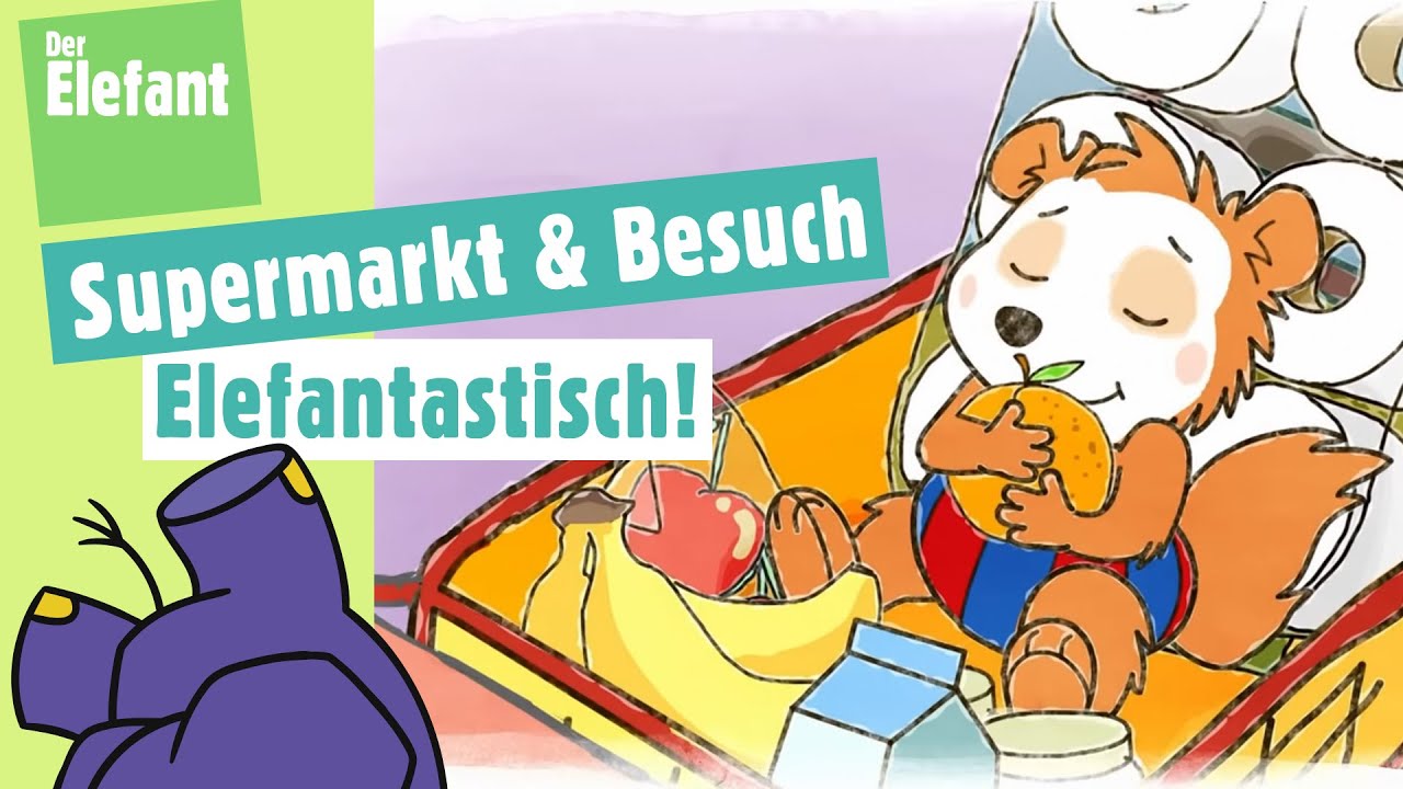 Bobo geht in den Supermarkt  & Bobo bekommt Besuch | Der Elefant | WDR