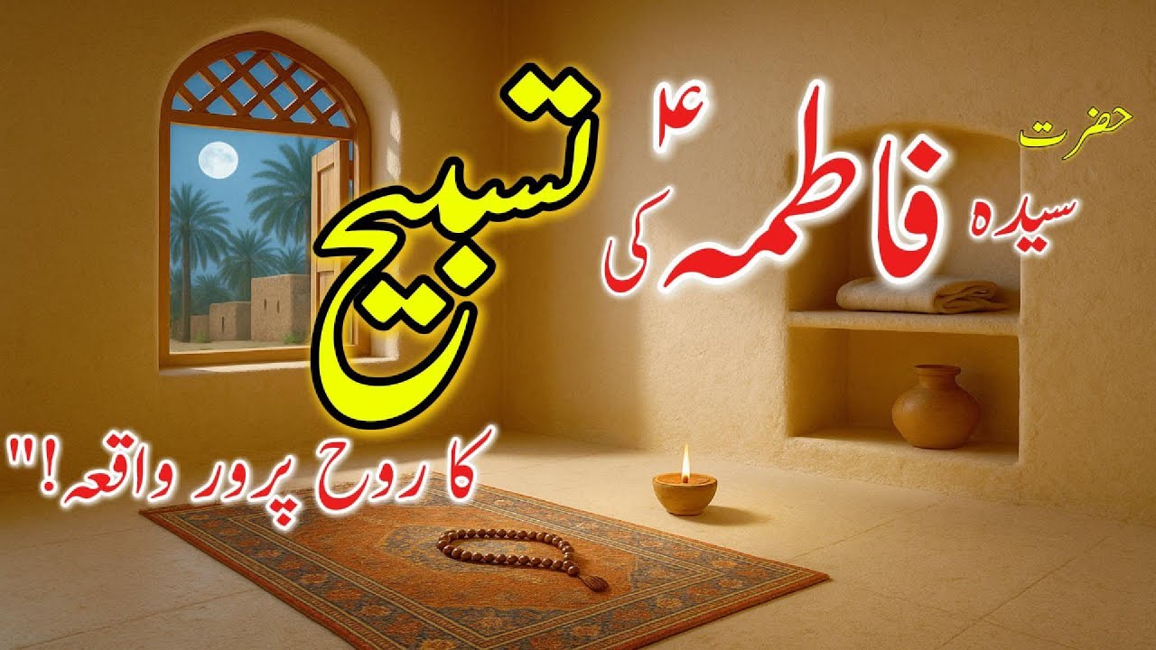 Hazrat Fatima ki tasbee ka waqia | Tasbeeh fatima ki fazilat | Tasbeeh e fatima ka tarika | Waqia