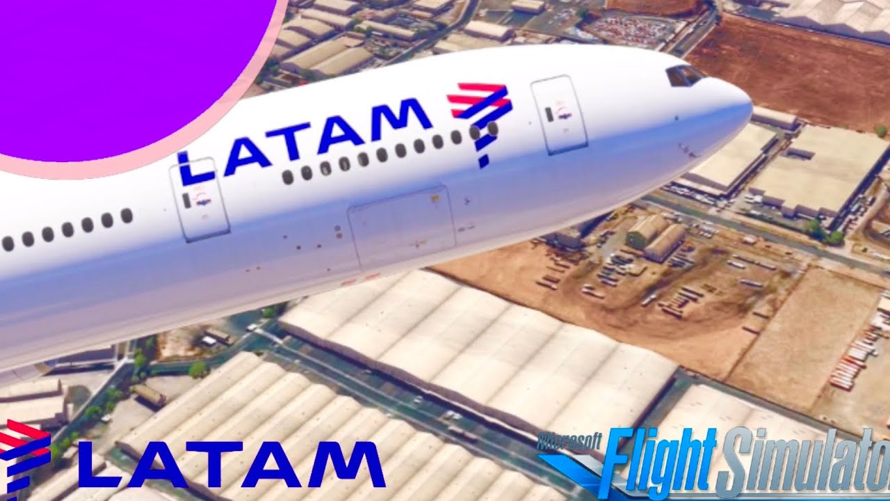 LATAM Boeing 777-300ER air to air cinematic (Microsoft flight simulator)