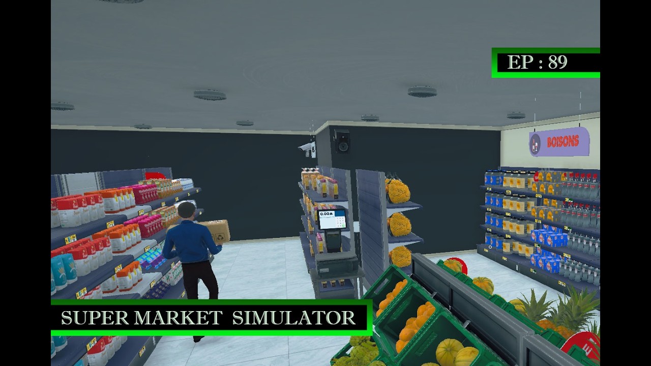 SUPERMARKET SIMULATOR FR :ENFIN DE L'ESPACES.