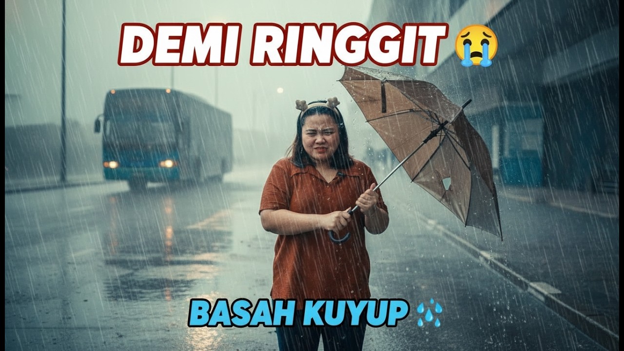 LIKA-LIKU ANAK RANTAU: Perjuangan Tembus Hujan Badai Demi Masuk Kilang ⛈️🇲🇾