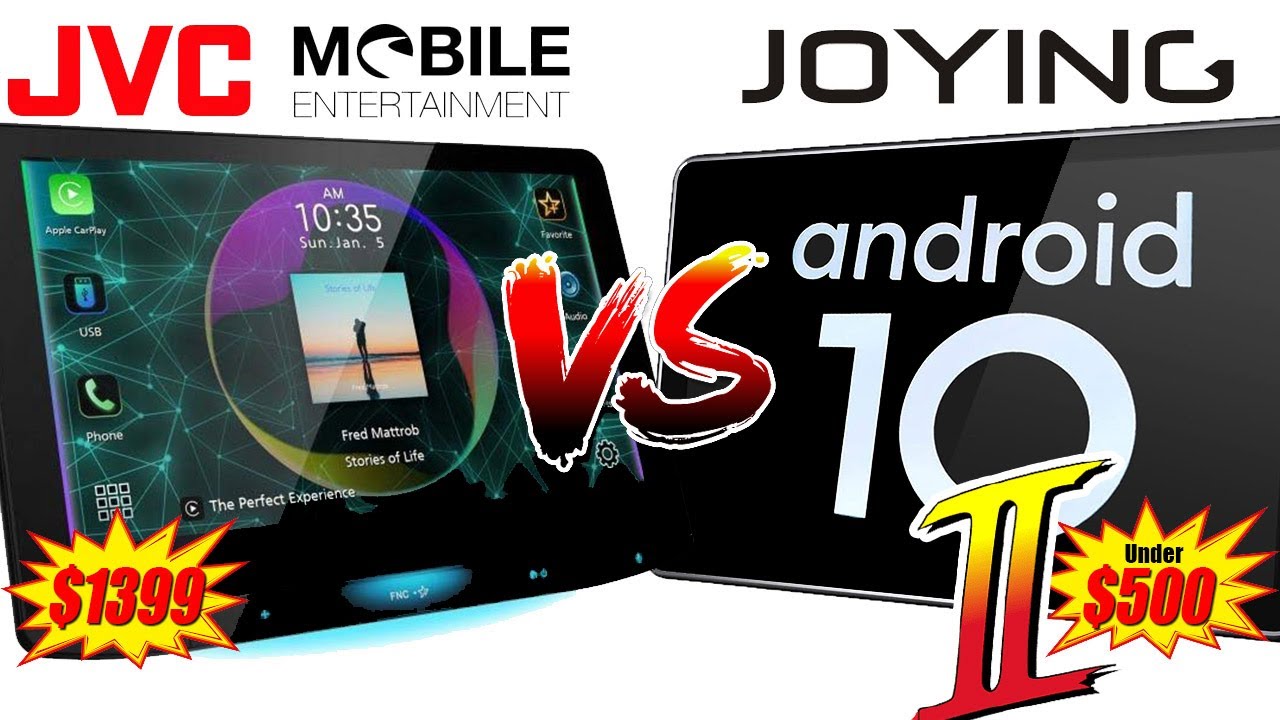 Автомобильная магнитола Joying на Android 10 против автомобильной магнитолы JVC KW-Z1000W. СРАЖЕН...