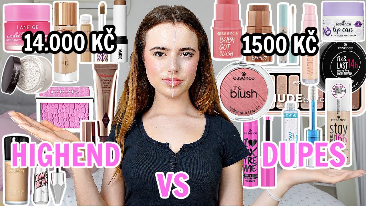Zkouším DUPES z drogerie VS drahý MAKEUP, co je lepší?