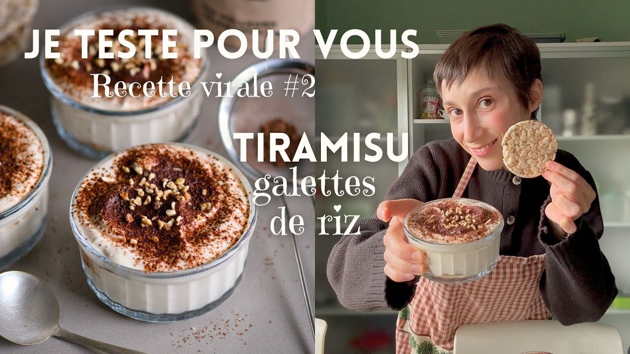 Tiramisu healthy aux galettes de riz (sans gluten, sans oeufs, peu sucr&eacute;)!