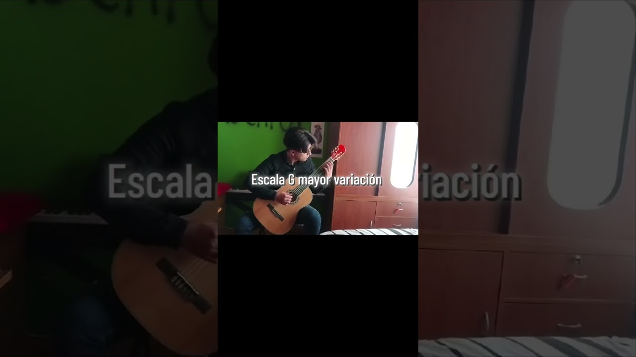 Estudio de escalas y arpegios de guitarra
