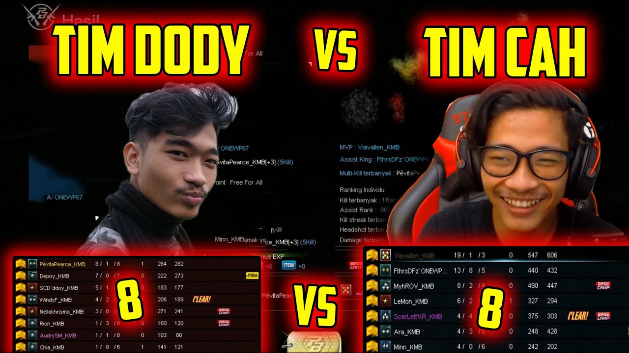 TIM DODY VS TIM CAHYADI?! DODY CUPU!! // Gameplay Point Blank Indonesia