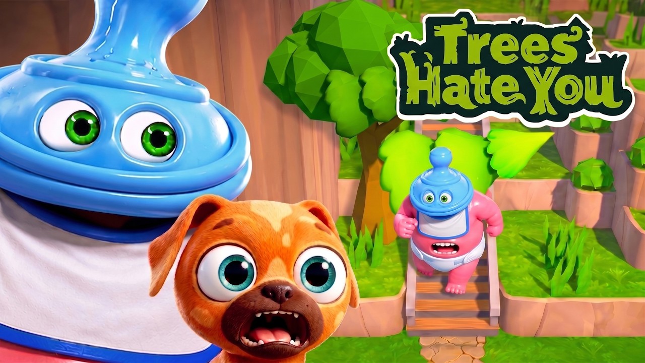 Binky Drinky & Chompy Chasey Plays: A Game Where Trees Rage Bait You.. [Trees Hate You]