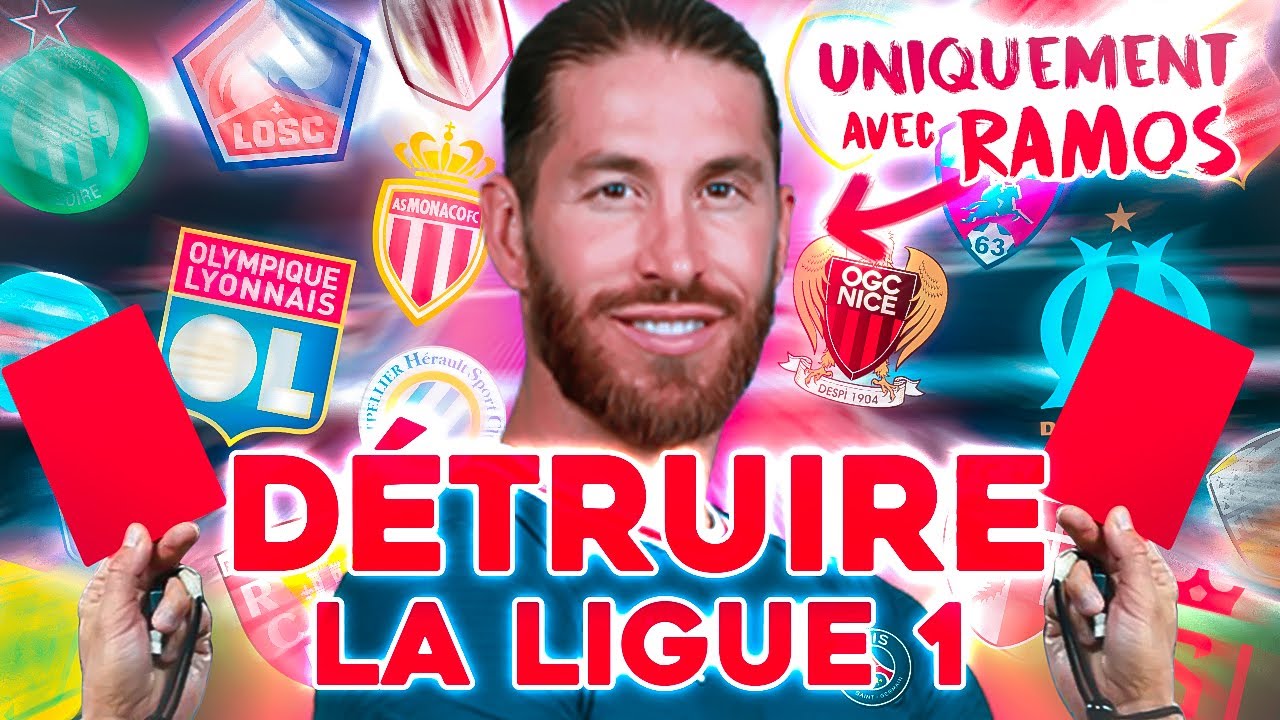 LE D&Eacute;FI DE SERGIO RAMOS : TACLER TOUTE LA LIGUE 1 SUR FIFA !