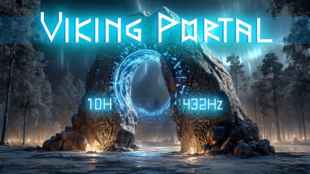 🔮 10 Hours Viking Portal &bull; 432Hz | Shamanic Meditation & Nordic Healing