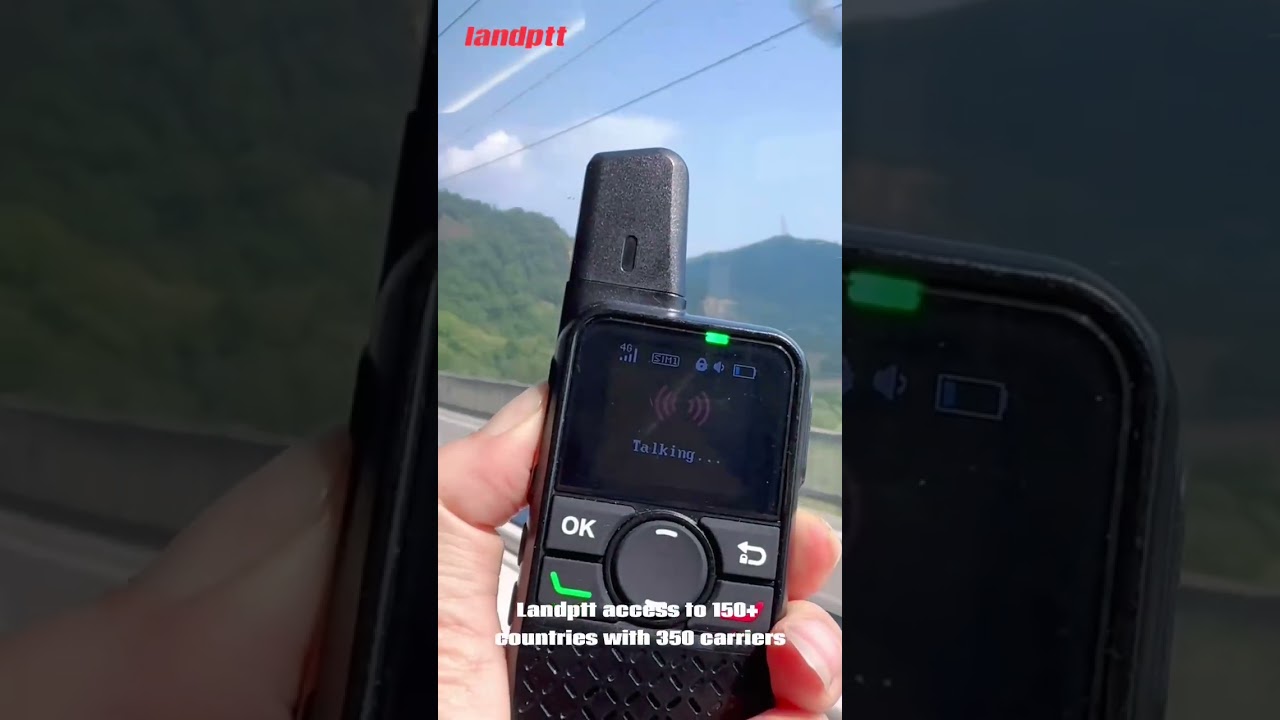Landptt poc 4g walkie talkie