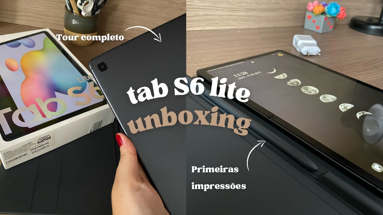 UNBOXING: TABLET S6 LITE | tour e primeiras impressões!