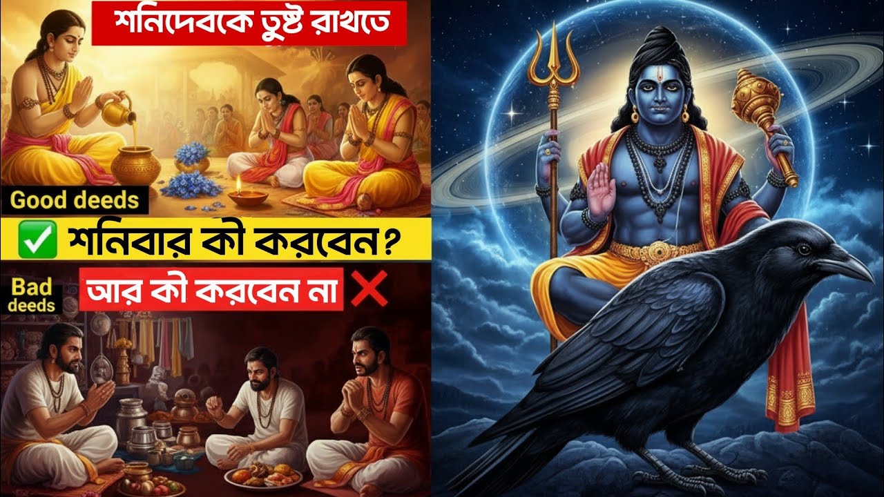 শনিদেবকে তুষ্ট রাখতে এই দিনে কী করবেন আর কী করবেন না | Shani Dev Upay & Do’s and Don’ts