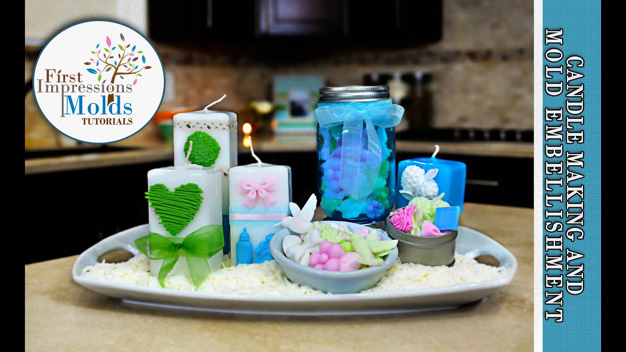 FIRST IMPRESSIONS MOLDS: Candle Making & Embellishment