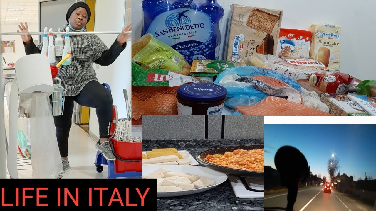 DAY IN THE LIFE OF A NIGERIAN CLEANER LIVING IN ITALY 🇮🇹