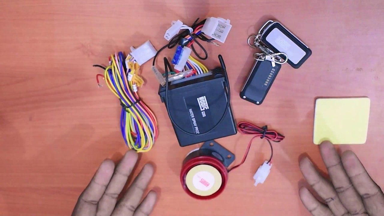 #Two Wheeler Security System with 2 Remotes &  1 Year Warranty