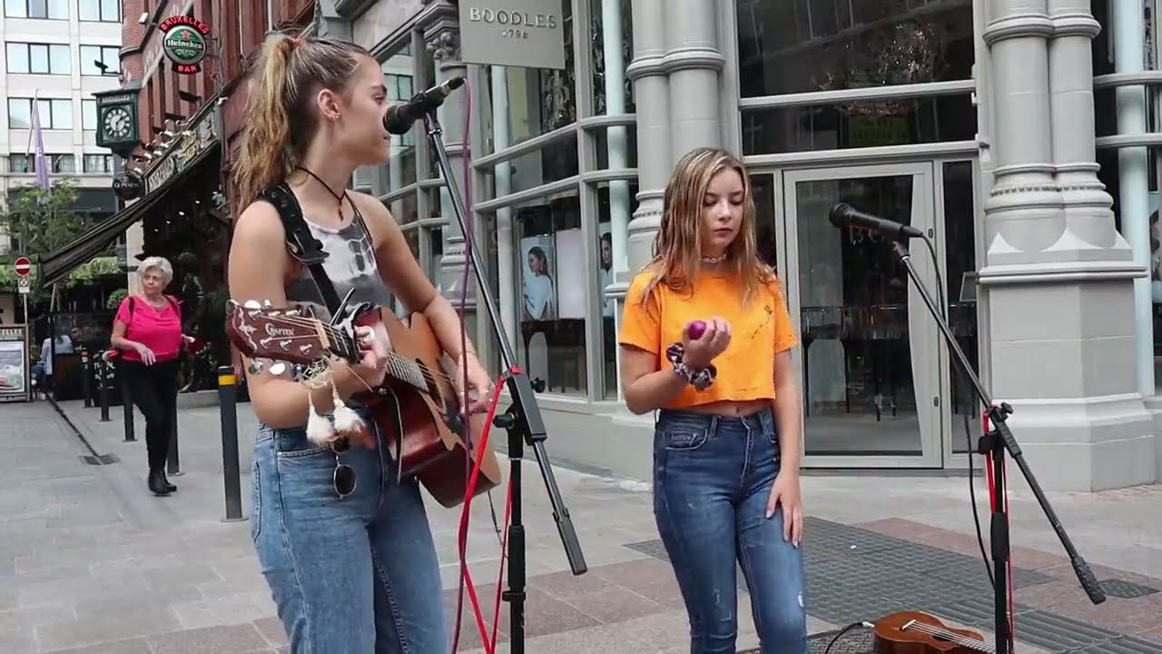Looking back at Buskers playing some classic rock hits on the streets of Dublin!