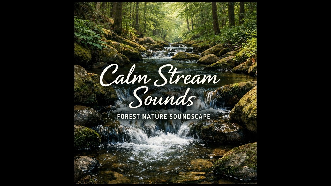Calm Stream Sounds – Forest Nature Soundscape