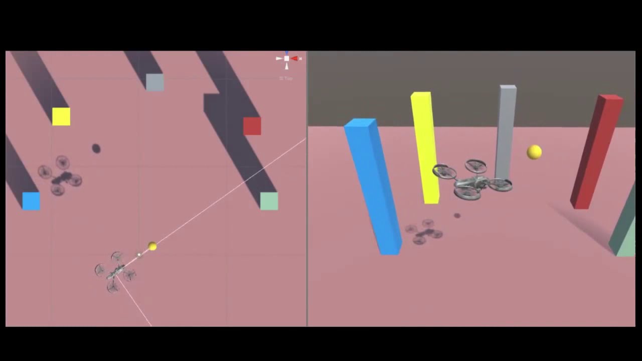 AI-Drone Reinforcement Learning Simulation