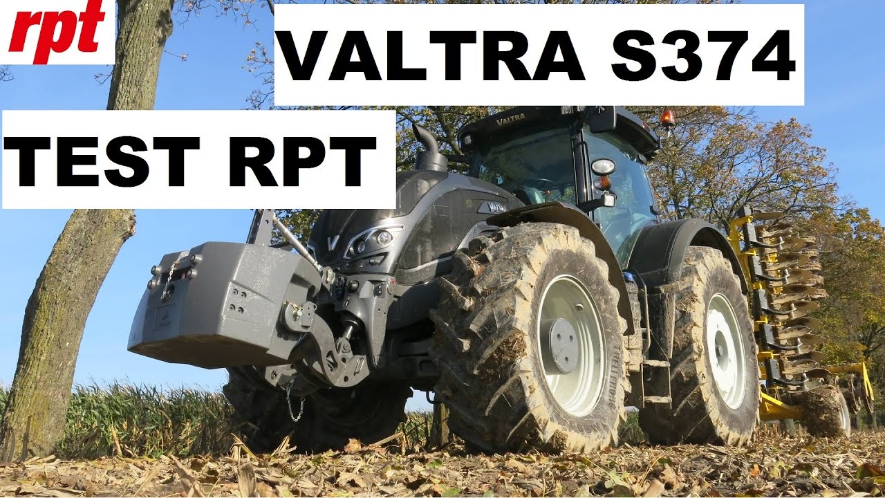 Valtra S374 test RPT - więcej w miesięczniku RPT 3/2017