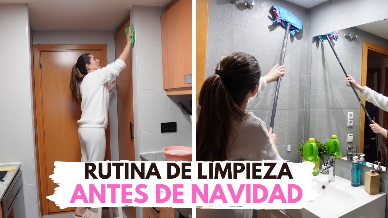 Rutina de limpieza ANTES de NAVIDAD🎅LIMPIA CONMIGO 🎄