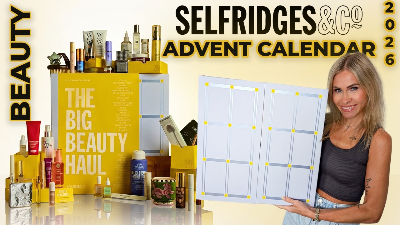 Unboxing the huge Selfridges Beauty Advent Calendar 2026! Let's see what is inside.
