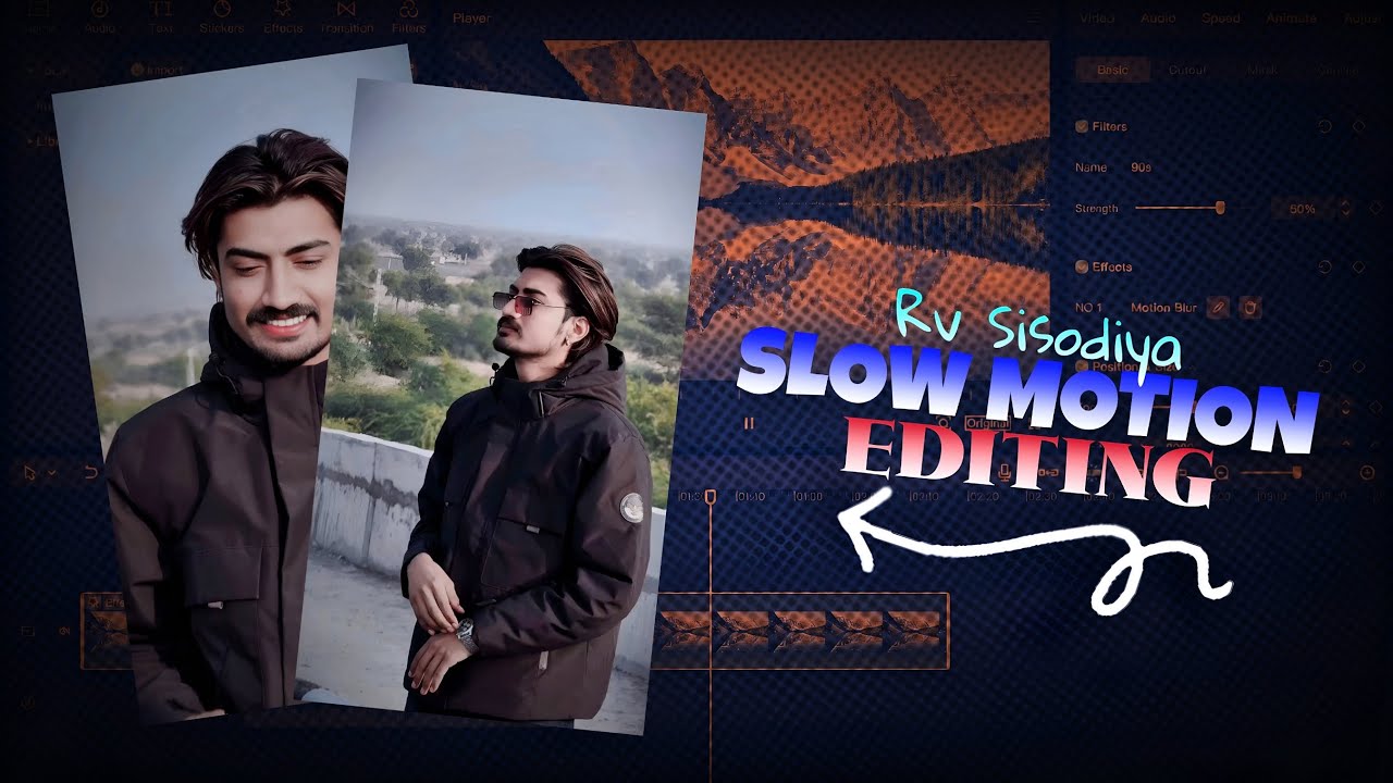 Rv sisodiya jesi video editing kese kare | Rv sisodiya slow motion videi edit