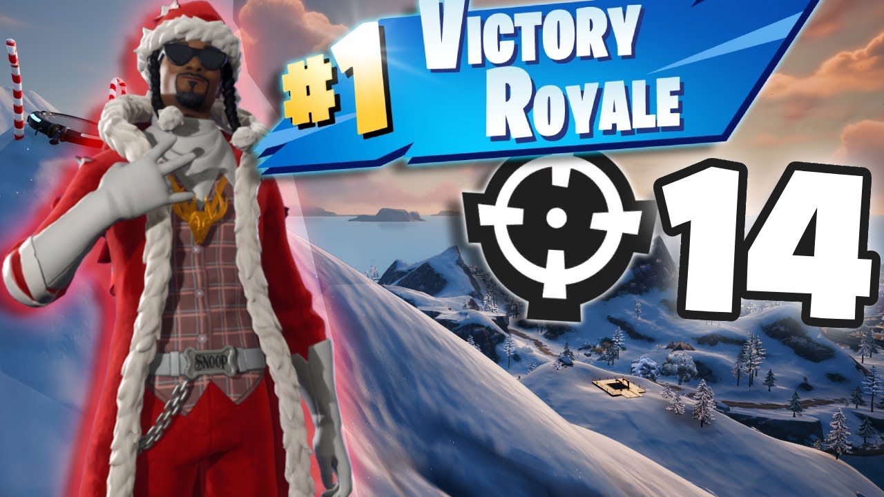 Fortnite CHRISTMAS SANTA SNOOP DOGG WIN!🎅🎄| 14 Eliminations, No Commentary